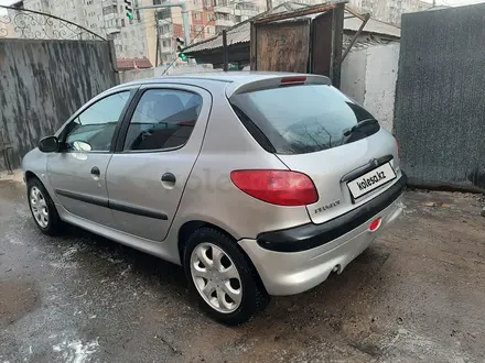 Peugeot 206 2000 года за 2 100 000 тг. в Павлодар – фото 6