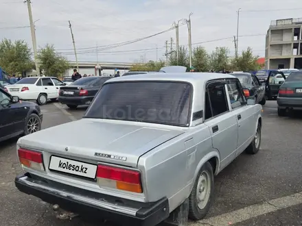 ВАЗ (Lada) 2107 2011 года за 1 300 000 тг. в Туркестан – фото 4