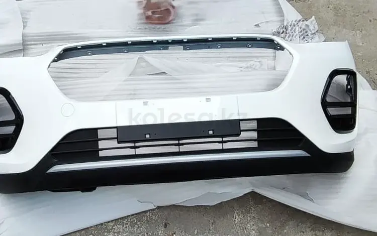 Белый бампер передний в сборе Chery за 100 тг. в Алматы