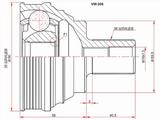 Шрус , граната наружняя за 12 050 тг. в Алматы