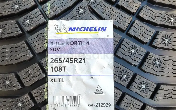 Michelin X-ice Nord4 SUV 265-45-21for360 000 тг. в Алматы