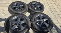 Титановые диски с шипованными шинами на Ниссан Кашкай за 360 000 тг. в Астана – фото 5
