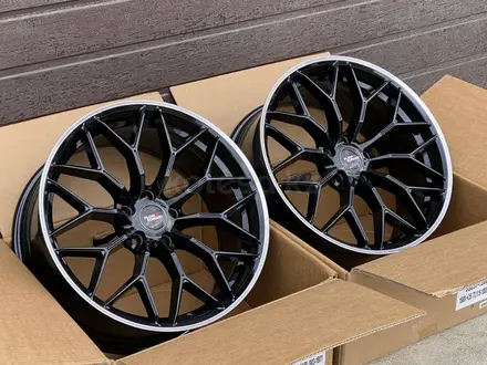 Литые диски 18 x 8.0 ET38 5-112 CB: 66.6 Black Lip (BL) за 370 000 тг. в Караганда – фото 2