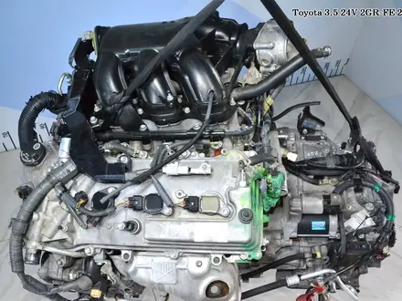 Двигатель Toyota 3.5 24V 2GR-FE 2WD 4WD + за 950 000 тг. в Тараз – фото 2