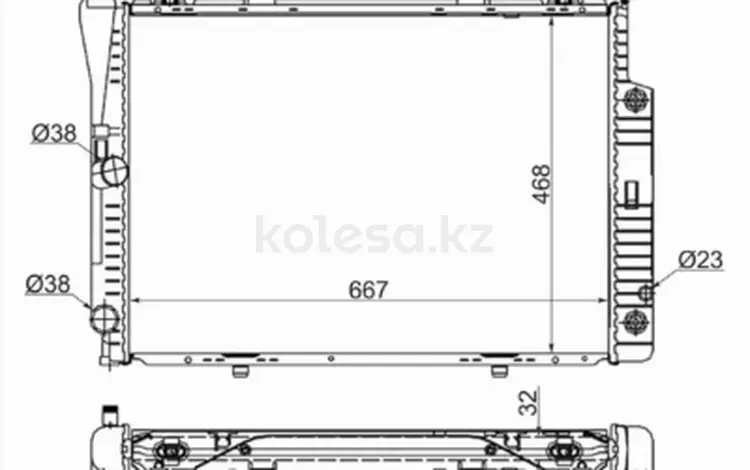 Радиатор двигателяfor43 150 тг. в Алматы