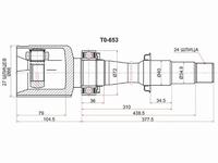 Шрус внутренний, граната внутреняя LH/RH за 27 350 тг. в Павлодар