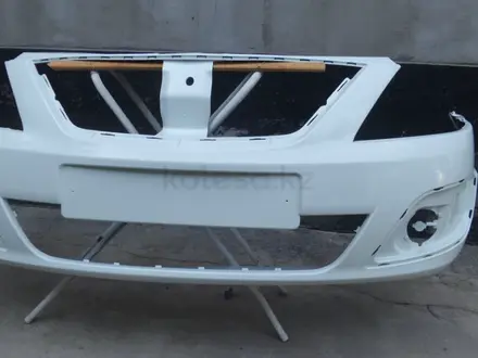 Бампер передний для ВАЗ (Lada) Largus белый/серебро новый за 33 000 тг. в Алматы – фото 2