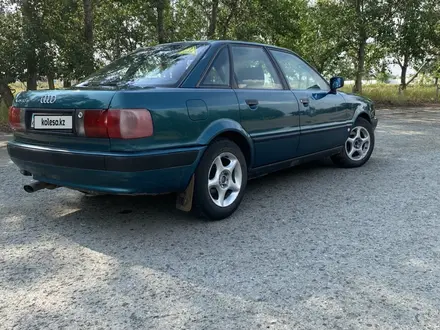 Audi 80 1993 года за 1 650 000 тг. в Аулиеколь – фото 4