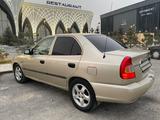 Hyundai Accent 2003 года за 1 500 000 тг. в Шымкент – фото 4