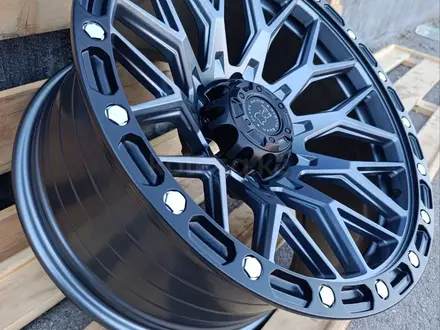 Диски R17 9J 6x139, 7 ET0 ЦО110 MATT GREY BLACK LIP за 340 000 тг. в Алматы – фото 3