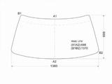 Стекло лобовое в резинку TOYOTA HILUX 88-95 за 24 500 тг. в Астана