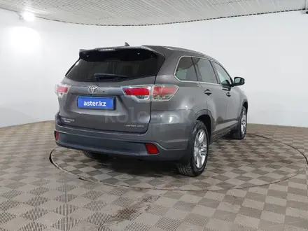 Toyota Highlander 2016 года за 16 100 000 тг. в Шымкент – фото 5