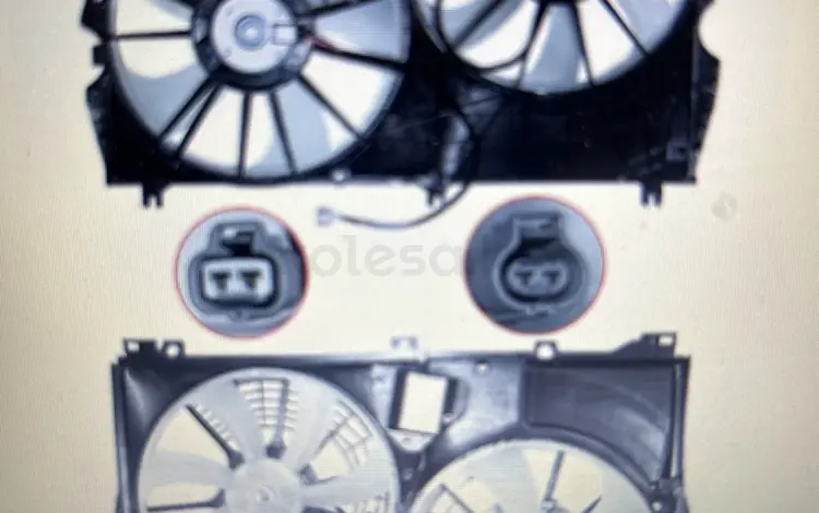 Диффузор радиатор в сборе Радиатор охлаждения Радиатор кондиционера за 45 000 тг. в Алматы