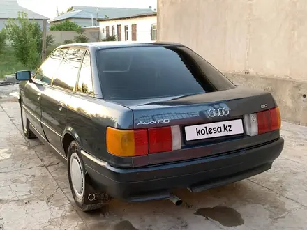 Audi 80 1990 года за 950 000 тг. в Туркестан – фото 6