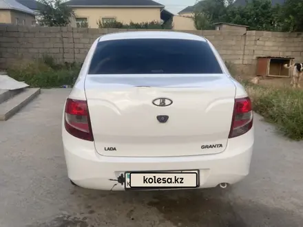 ВАЗ (Lada) Granta 2190 2012 года за 1 800 000 тг. в Шымкент – фото 3