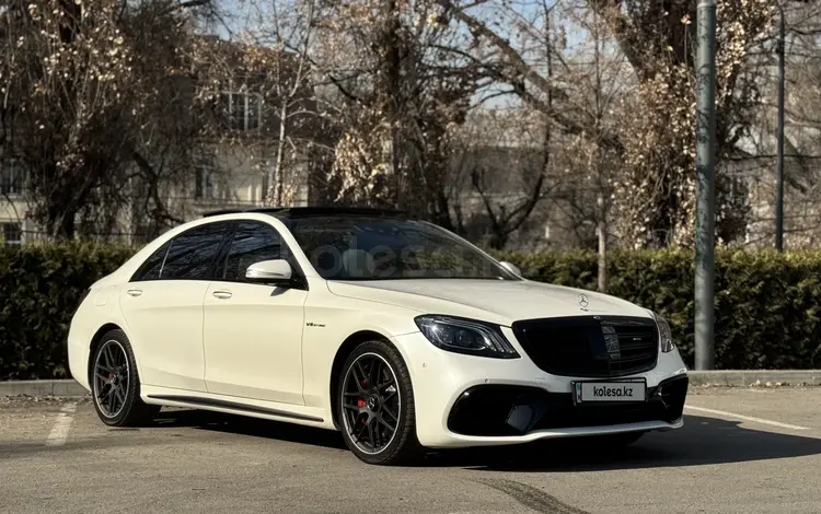 Mercedes-Benz S 63 AMG 2017 годаүшін49 000 000 тг. в Алматы