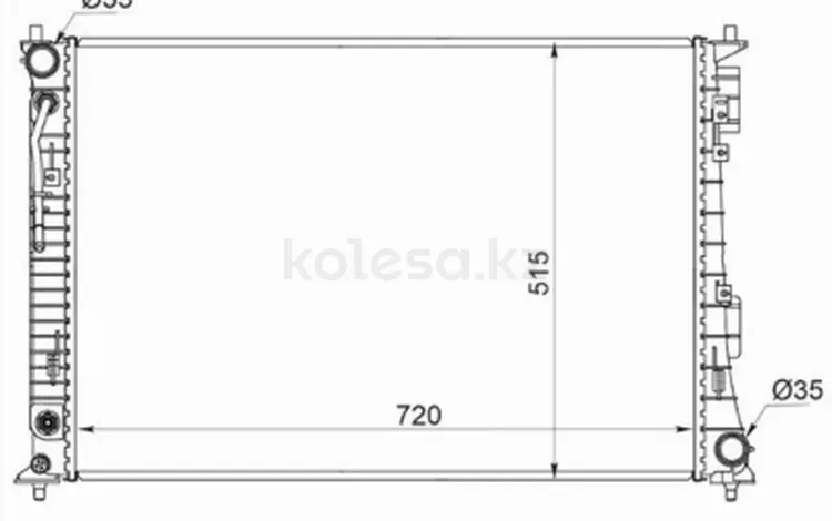 Радиатор охлаждения двигателя, основной за 56 100 тг. в Караганда