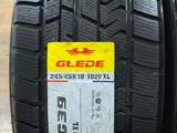 245/45R19 GLEDE G39 зимняя (липучка) с 10: 00 до 23: 30 за 30 000 тг. в Алматы – фото 2