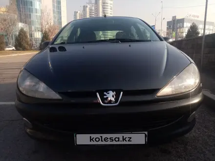 Peugeot 206 2002 года за 1 600 000 тг. в Алматы – фото 5