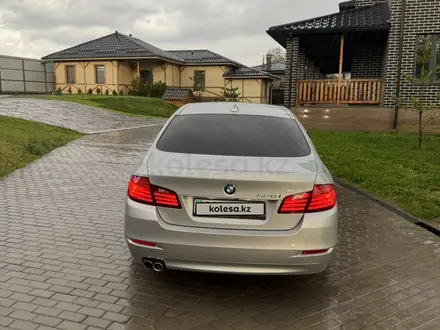 BMW 528 2014 года за 10 400 000 тг. в Алматы – фото 9