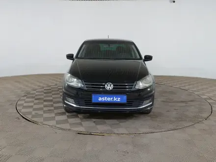 Volkswagen Polo 2015 года за 3 460 000 тг. в Шымкент – фото 2