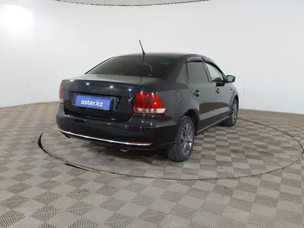 Volkswagen Polo 2015 года за 3 460 000 тг. в Шымкент – фото 5