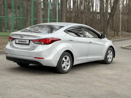 Hyundai Elantra 2015 года за 5 450 000 тг. в Алматы – фото 17