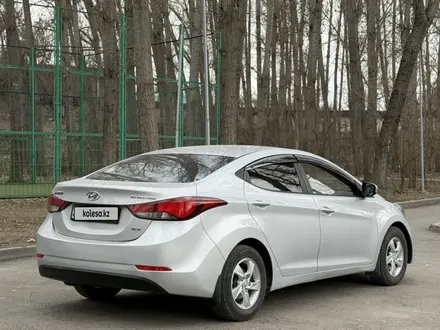 Hyundai Elantra 2015 года за 5 450 000 тг. в Алматы – фото 18