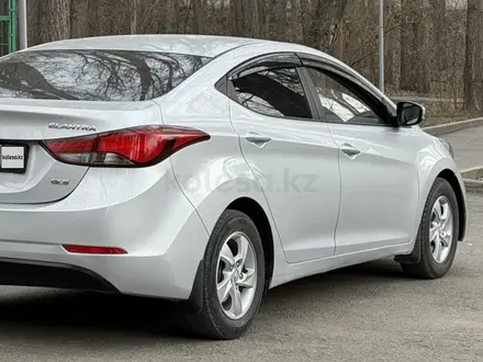 Hyundai Elantra 2015 года за 5 450 000 тг. в Алматы – фото 13