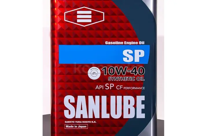 Маторное масло 10w40 SANLUBE ALBA 10W-40 SP/CF performance 4L Сделано в Япо за 12 000 тг. в Алматы