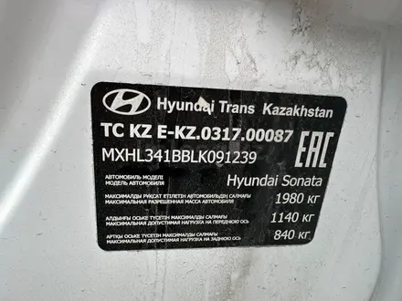 Hyundai Sonata 2020 года за 9 182 558 тг. в Алматы – фото 13