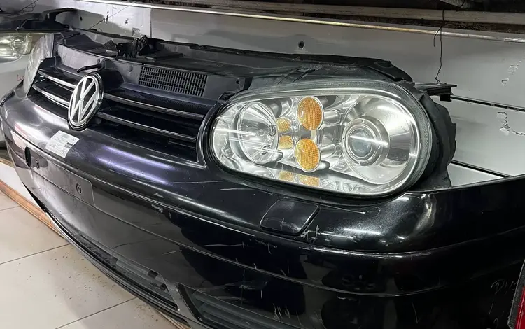 МОРДА НОУСКАТ ПЕРЕДНИЙ БАМПЕР ФАРЫ КАПОТ КРЫЛО VW GOLF 4 за 300 000 тг. в Актобе