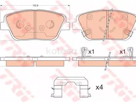 Колодки передние Kia Optima (10-17) за 10 000 тг. в Алматы – фото 2