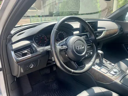 Audi A6 2015 года за 9 300 000 тг. в Алматы – фото 7
