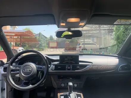 Audi A6 2015 года за 9 300 000 тг. в Алматы – фото 8
