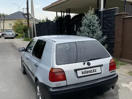 Volkswagen Golf 1993 года за 750 000 тг. в Алматы – фото 4