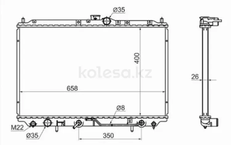 Радиатор за 30 400 тг. в Астана