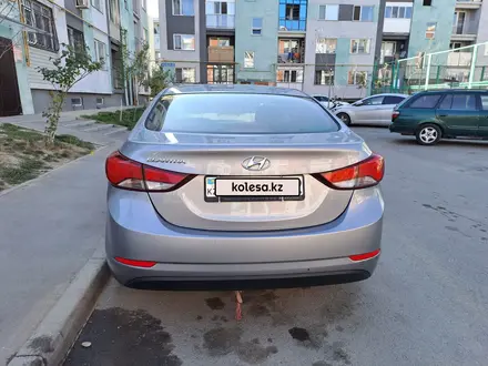 Hyundai Elantra 2015 года за 6 500 000 тг. в Алматы – фото 4