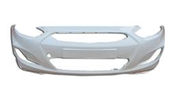 Бампер передний белый Hyundai Accent 10-14 за 29 000 тг. в Алматы