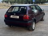 Volkswagen Golf 1993 года за 1 500 000 тг. в Тараз – фото 3