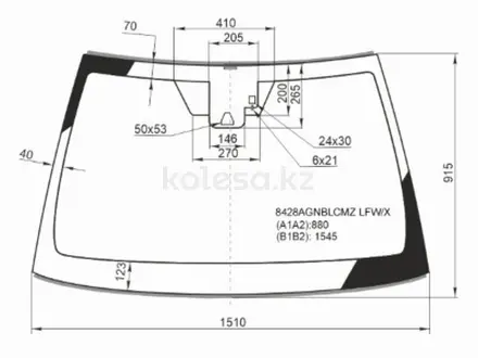 Стекло лобовое + дд + камера TOYOTA CAMRY XV70 17-21 за 29 250 тг. в Алматы