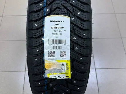 235 55 R19 зимние шины Ikon Nokian Nordman 8 новые шипованные новые Астана за 72 000 тг. в Астана