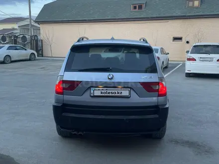 BMW X3 2006 года за 4 900 000 тг. в Атырау – фото 5