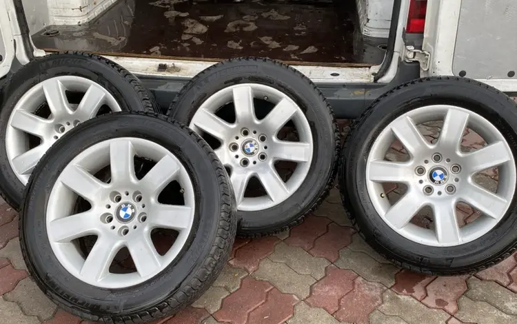 Диски с летней резиной на BMW 7, 5 за 220 000 тг. в Алматы