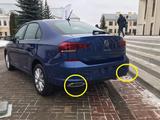 Окантовка выхлопной трубы (хром) Фольксваген Поло VW Polo 2020- за 5 500 тг. в Алматы