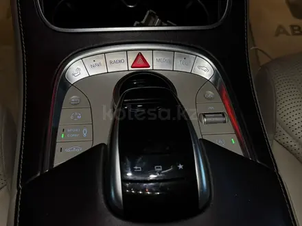 Mercedes-Benz S 63 AMG 2016 года за 26 000 000 тг. в Алматы – фото 17