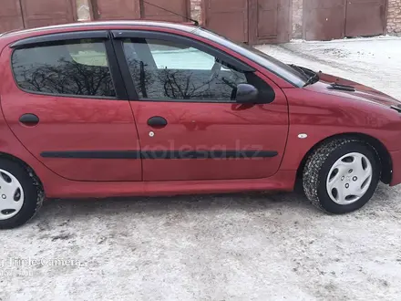 Peugeot 206 2001 года за 1 850 000 тг. в Петропавловск – фото 5