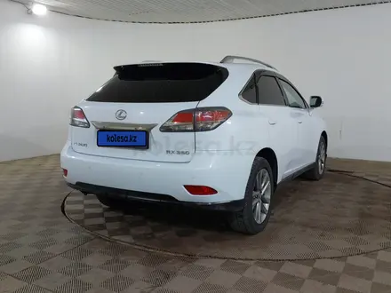Lexus RX 350 2013 года за 9 860 000 тг. в Шымкент – фото 5