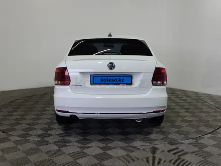 Volkswagen Polo 2019 года за 6 200 000 тг. в Алматы – фото 6