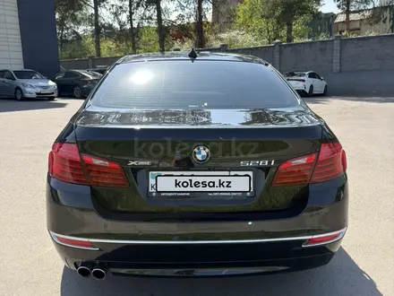 BMW 528 2014 года за 11 500 000 тг. в Алматы – фото 8